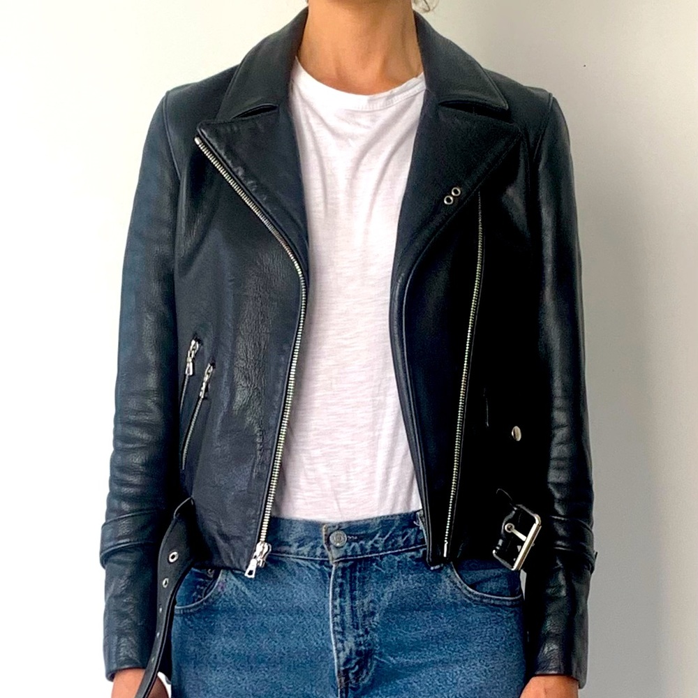 SANDY LIANG - rare leather jacket